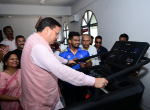मुख्यमंत्री पुष्कर सिंह धामी ने किया एचआरडीए द्वारा नवनिर्मित स्पोर्ट्स कॉम्पलेक्स का लोकार्पण