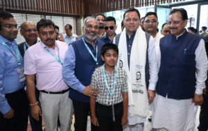 मुख्यमंत्री पुष्कर सिंह धामी ने हल्द्वानी में व्यापारियों एवं उद्योग प्रतिनिधियों के साथ किया संवाद