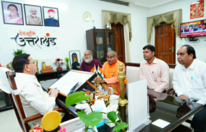 स्वतंत्रता सेनानी उत्तराधिकारी परिवार समिति के प्रतिनिधिमंडल ने मुख्यमंत्री श्री पुष्कर सिंह धामी से की भेंट