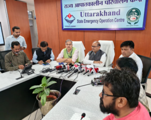 सचिव आपदा प्रबंधन ने दल का यूएसडीएमए में स्वागत किया