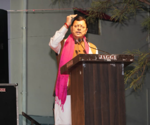 मुख्यमंत्री श्री पुष्कर सिंह धामी ने हिंदू नेशनल कॉलेज में किया रावण दहन